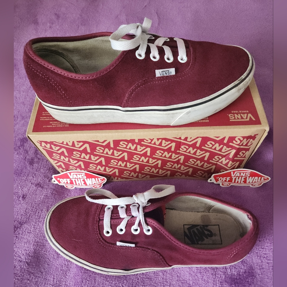 Vans Burgundy Sneakers